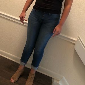 Stretchy skinny jeans